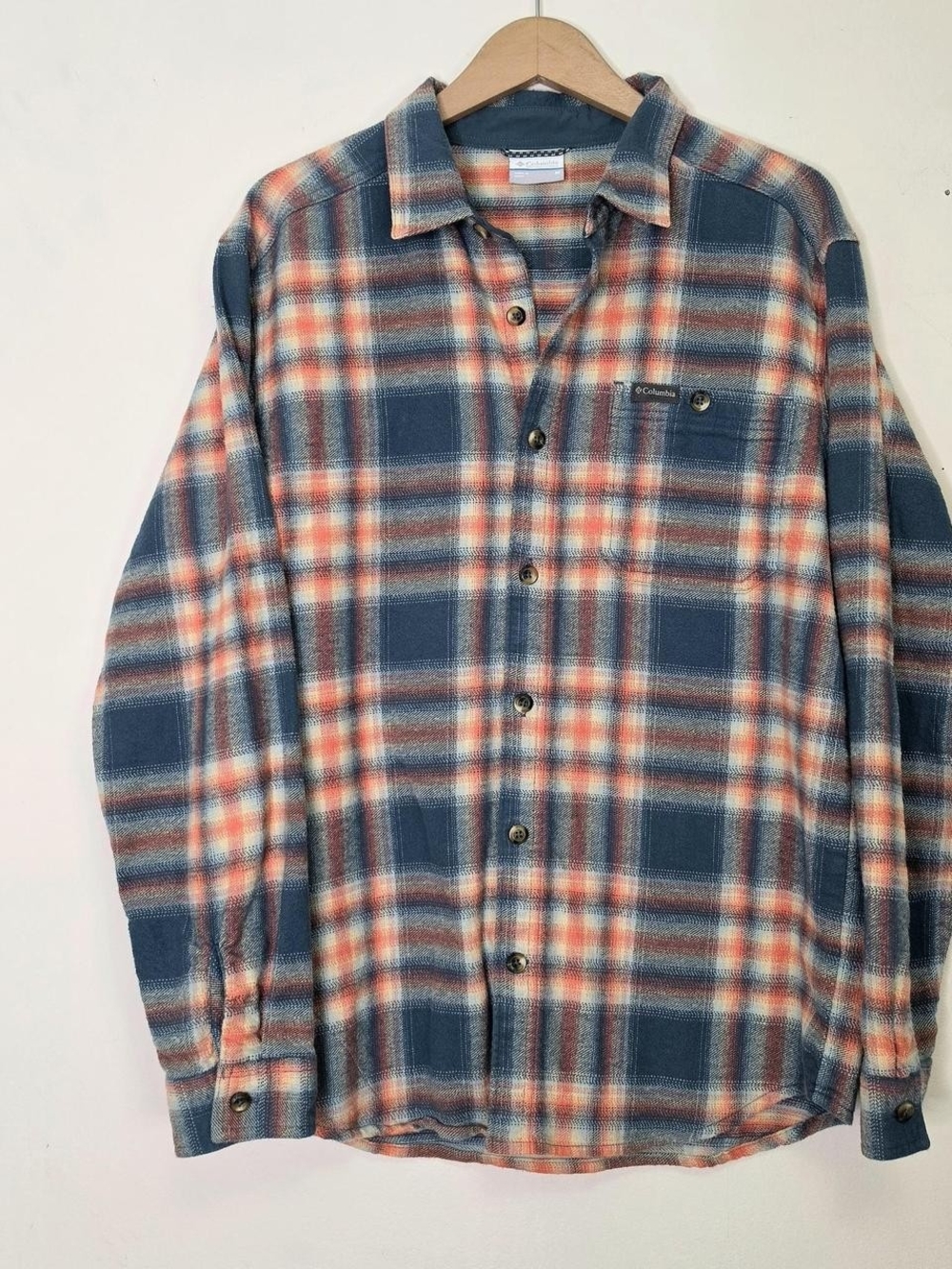 Mens Columbia Sportswear Plaid Thick Flannel Size M